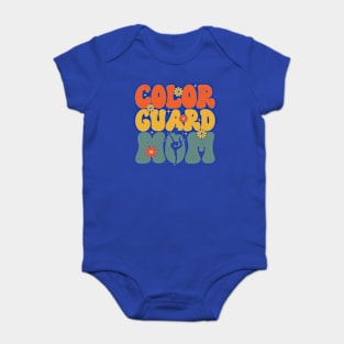 Winter Color Guard Watercolor Color Guard Mom Baby Bodysuit